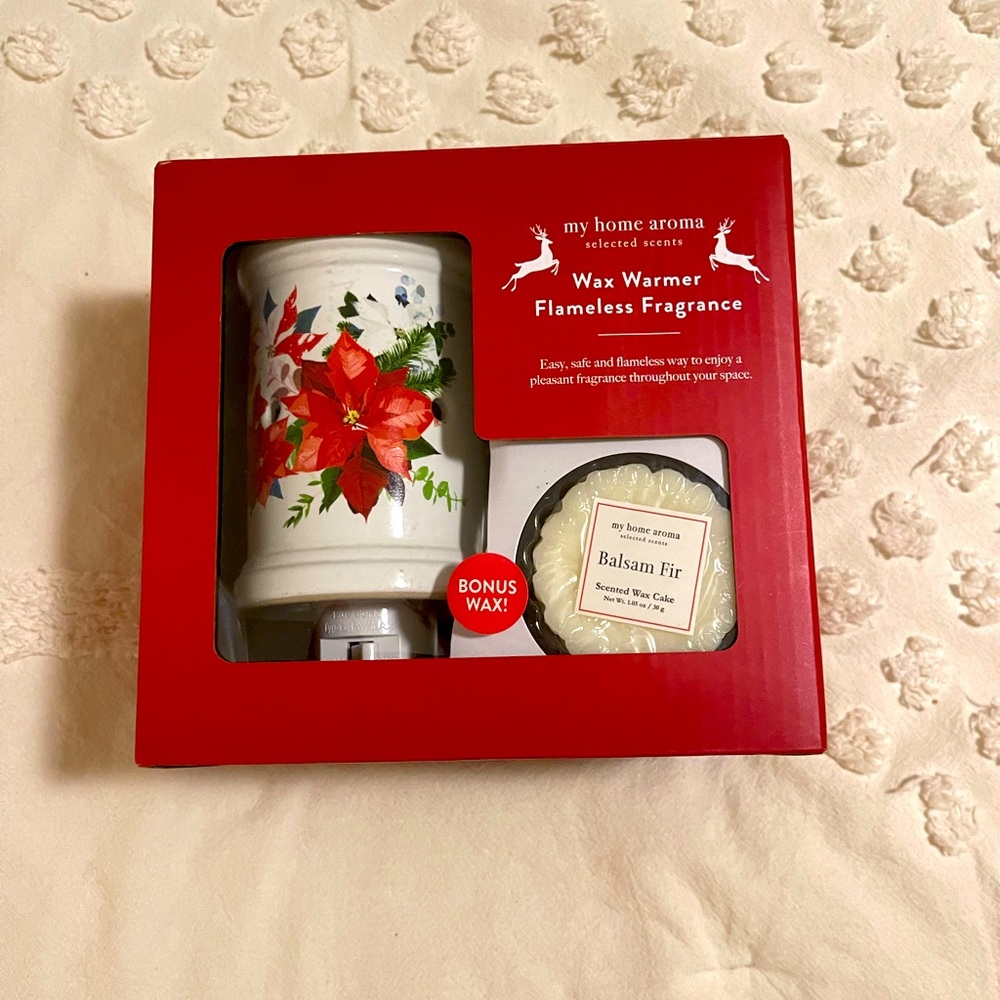 My Home Aroma Wax Warmer Bird Flameless Fragrance Basalm Fir Wax NEW IN BOX